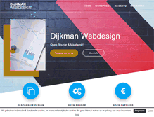 Tablet Screenshot of dijkmanwebdesign.nl